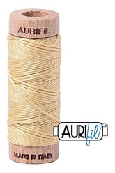 Aurifil Mako Cotton 6-Strand Floss 16 m 18 yd. spool - 2125 Wheat